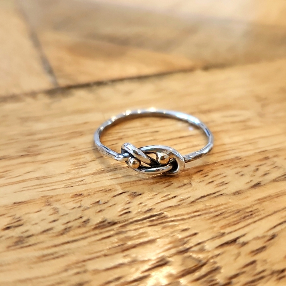 Silver Gold ring
